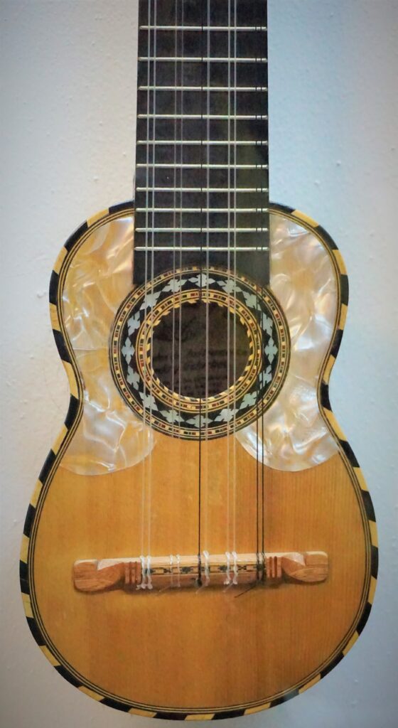 La tavola armonica di un charango di Isaac Rivas