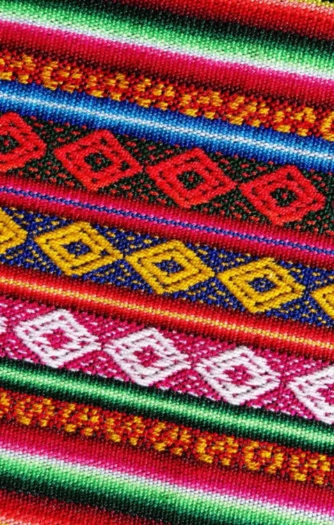 Charango aguayo weave cloth cover decoration bolivia
