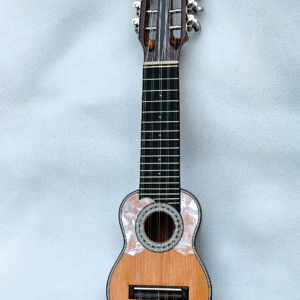 Walaycho soprano charango by Roberto Juri, cedar top, front view