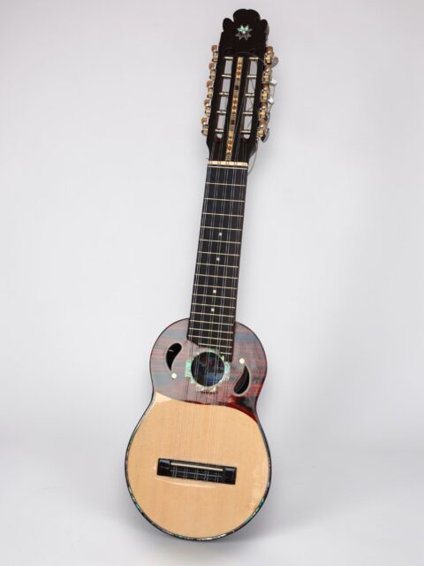Media tapa teardrop charango by Pedro Quispe Torrez
