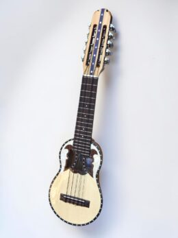Modern Mariposa charango by Pedro Quispe Torrez with enlarged butterfly soundhole