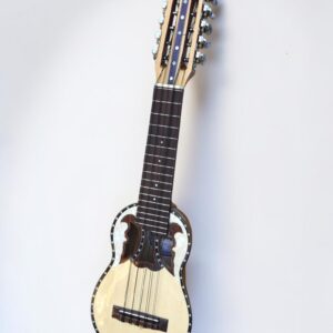 Modern Mariposa charango by Pedro Quispe Torrez with enlarged butterfly soundhole